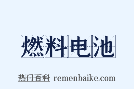 燃料电池是什么意思的图片